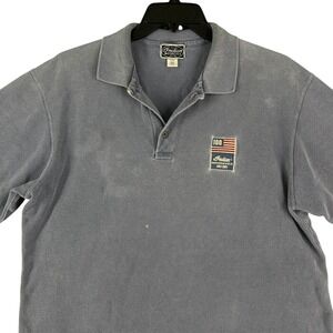 Indian Motorcycle 100th Anniversary Mens XL‎ Polo Shirt 2001 Centennial Vintage